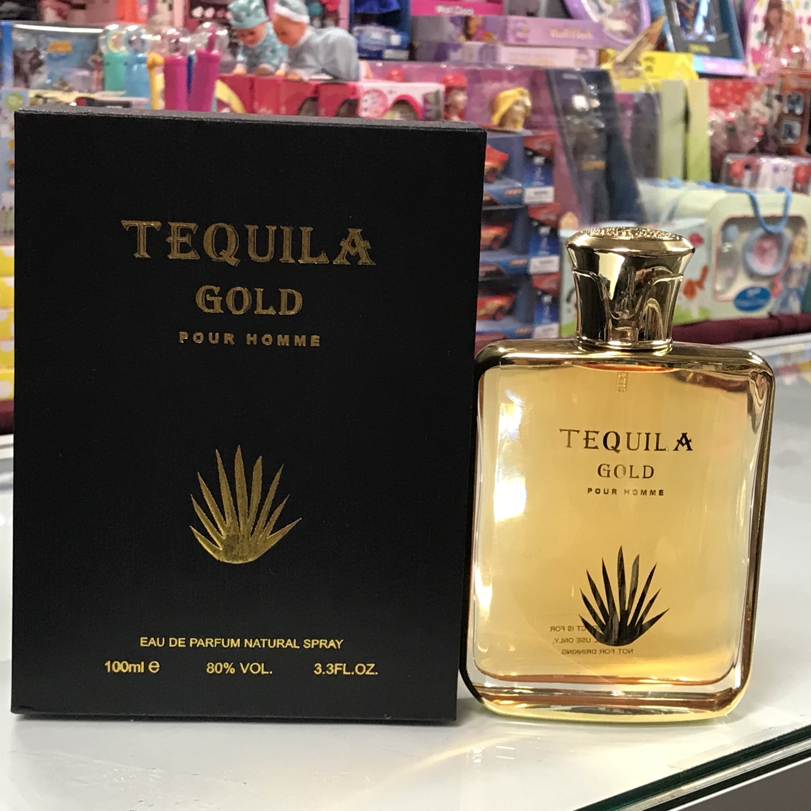 Tequila Pour Homme Gold by Tequila Perfumes 3.3 oz Eau de Parfum Spray for Men.