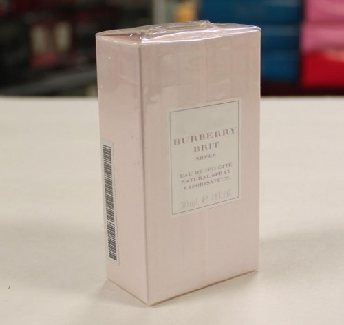 Burberry Brit Sheer by Burberry for Women 1.0 fl.oz/ 30 ml eau de toilette spray, vintage