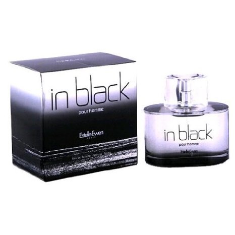 IN BLACK BY ESTELLE EWEN  FOR MEN 3.4 FL.OZ / 100 ML EAU DE TOILETTE SPRAY