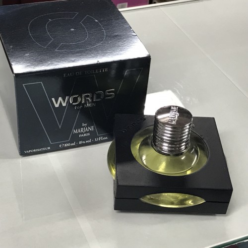 WORDS by MARJANE PARIS FOR MEN3.3 FL.OZ / 100 ML EAU DE TOILETTE SPRAY