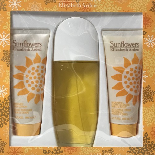 Sunflowers by Elizabeth Arden 3.3 FL.OZ SPRAY 3pcs Woman Set