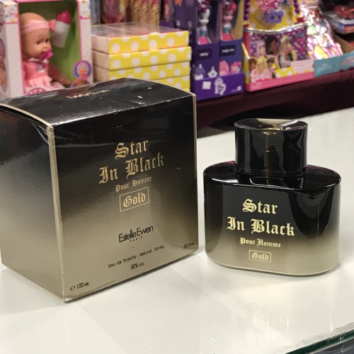 Star in Black Pour Homme Gold by Estelle Ewen Paris 3.4 fl.oz / 100 ml EDT spray