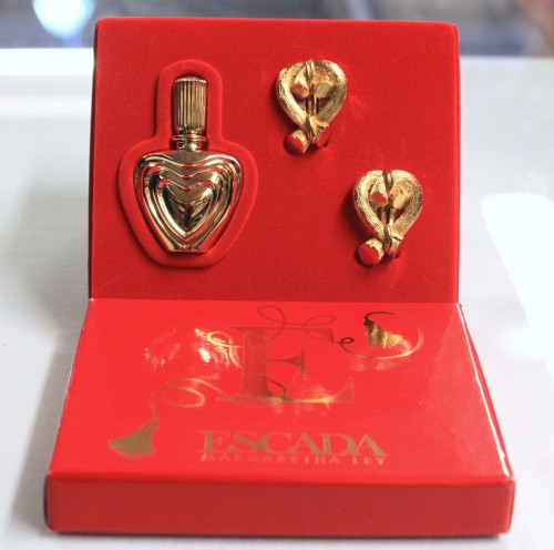 Escada Margaretha Ley Vintage Parfum Golden Edition Set for Women, Hard to find