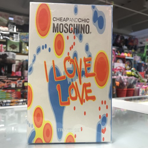 I LOVE LOVE by cheap and chic moschino for 2ps Set for Women 1.7 OZ + 3.4 LOTION