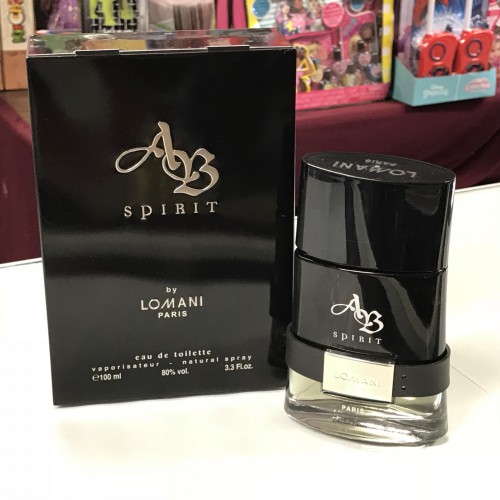 AB Spirit by Lomani for men 3.3 fl.oz / 100 ml eau de toilette spray
