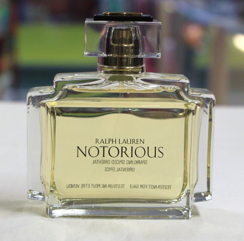 NOTORIOUS BY RALPH LAUREN FOR WOMEN 2.5 FL.OZ / 75 ML EAU DE PERFUM SPRAY, white box
