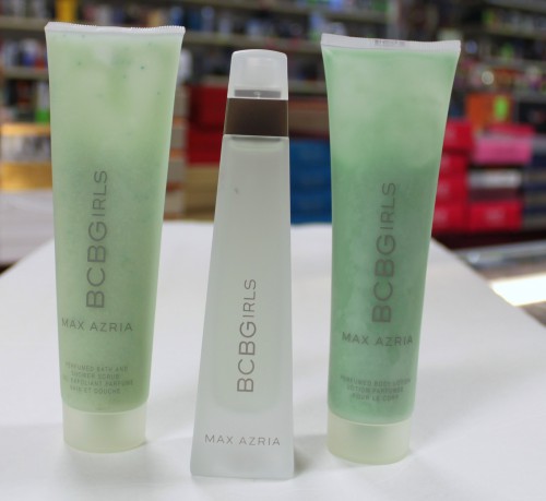 BCBG Nature by Max Azria 3PCs Women Set, 1.7 oz + Lotion + Shower Scrub, Rare
