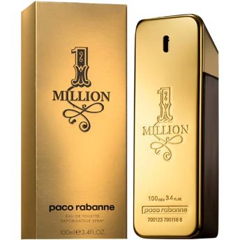 1 Million by Paco Rabanne for men  3.4 fl.oz / 100 ml eau de toilette spray