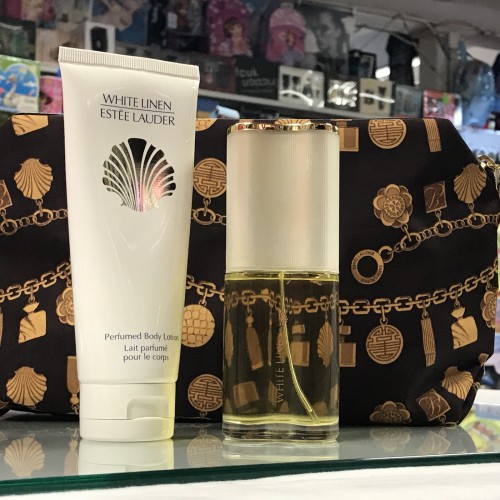 White Linen by Estee Lauder for Woman 3-PCS Set 1.75 fl.oz / 50 ml PARFUM Spray