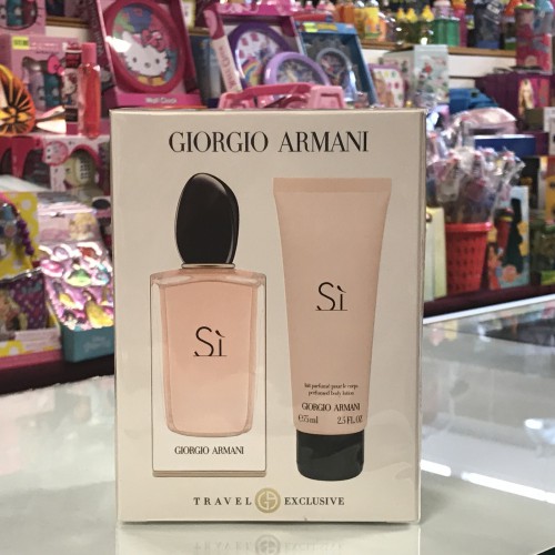 Si by Giorgio Armani 2PCs Women Set, 3.4 fl.oz EDP Spray + 2.5 Body Lotion