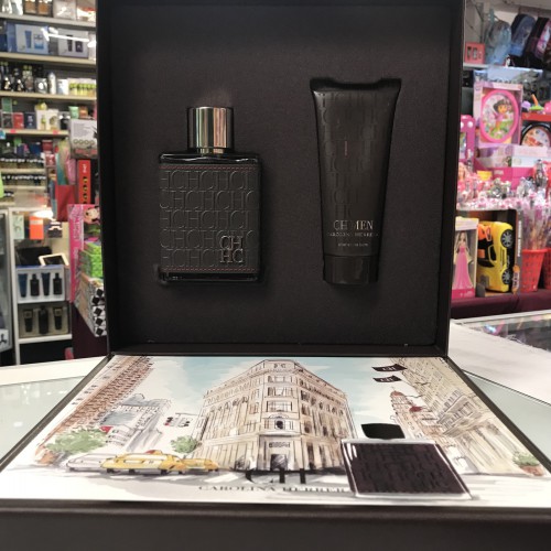 CH MEN by Carolina Herrera 2-pcs MEN Set, 3.4 OZ + 3.4 OZ Aftershave Balm