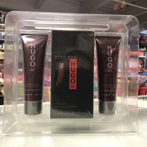 hugo boss deep red body lotion