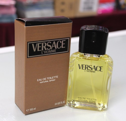 Versace L'Homme for Men. 3.4 fl.oz / 100 ml EDT Spray, Vintage Classic Fragrance