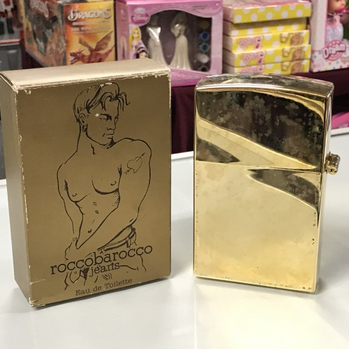 Roccobarocco Jeans (Gold Bottle) for Men 2.54 fl.oz / 75 eau de toilette Spray