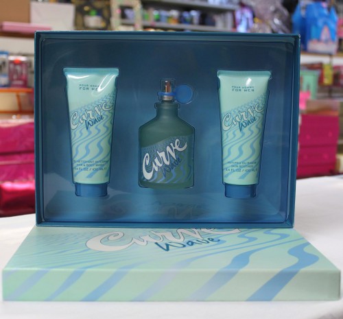 CURVE WAVE by Liz Claiborne 3pcs Men Set 4.2 OZ + Skin Soother + Body Wash