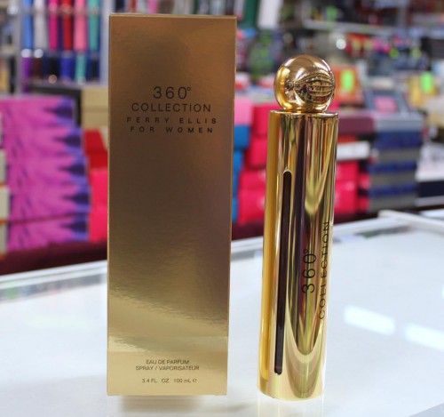 360 COLLECTION by PERRY ELLIS for WOMEN 3.4 fl.oz / 100 ml Fine PARFUM Spray NEW