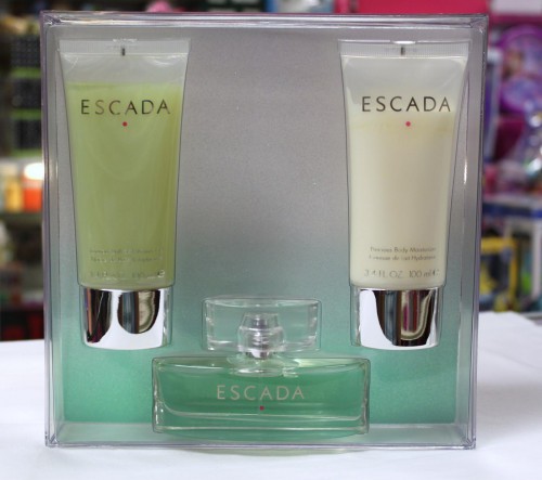 Escada Signature by Escada 3pcs Women Set, 1.7 oz + Lotion + Gel