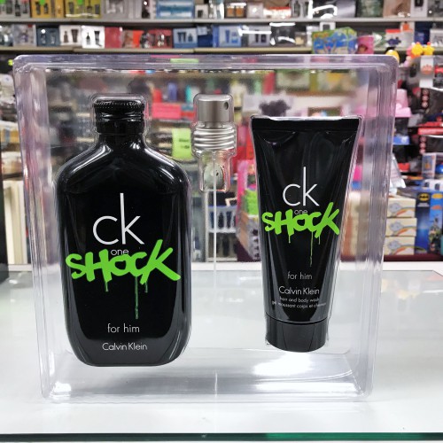CK One Shock by Calvin Klein 2-pcs Set for Men 6.7 fl.oz + 3.4 Oz Body Wash