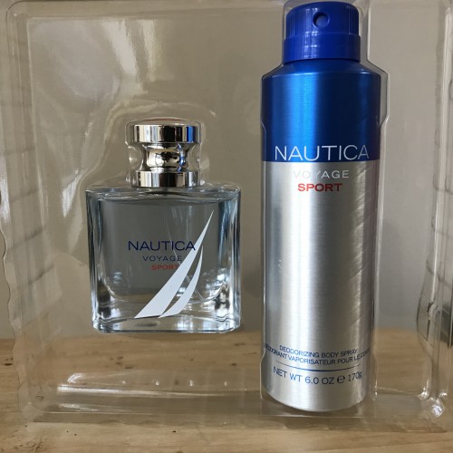NAUTICA VOYAGE SPORT by NAUTICA FOR MEN 1.7 OZ + 6 OZ, 2 PCs Set