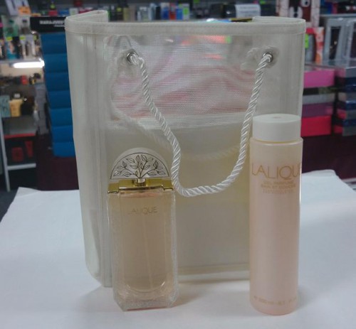 Lalique by Lalique 3PCs Women Set, 3.3 oz + 6.8 Lotion + Tote Bag, Hard to find