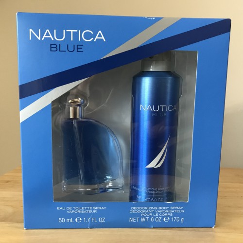 NAUTICA BLUE by NAUTICA FOR MEN 1.7 OZ + 6 OZ, 2 PCs Set