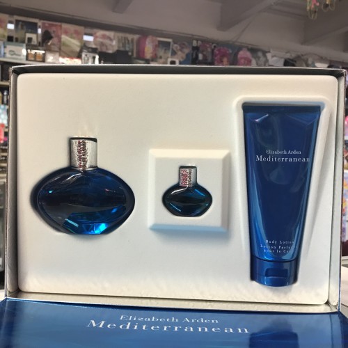 Mediterranean by Elizabeth Arden 1.7 oz + mini + Lotion, 3Pcs Set for Woman