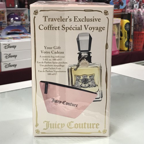 JUICY COUTURE by JUICY COUTURE for WOMAN 3.4 OZ EDP SPARY + COMETIC BAG