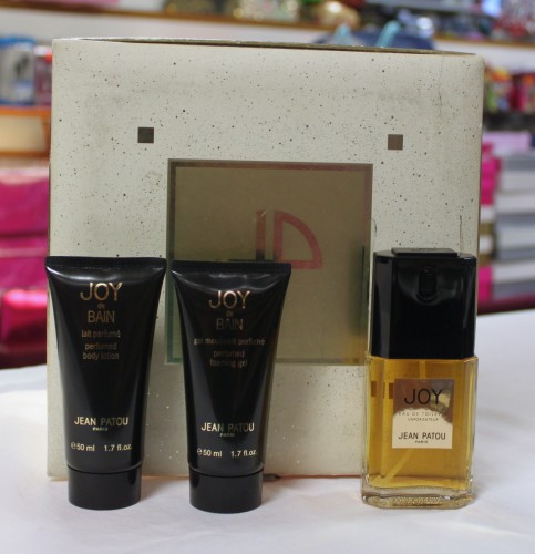 JOY by JEAN PATOU 3-PCS GIFT SET FOR WOMAN 1.6 FL.OZ / 50 ML EDT SPRAY, RARE