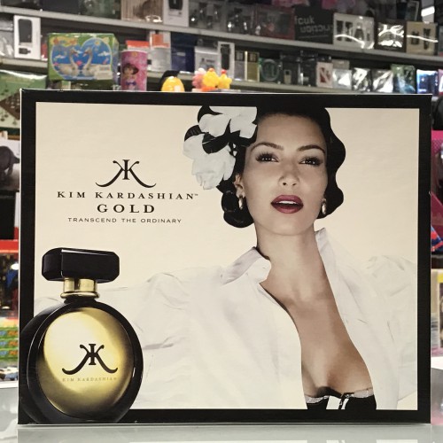 KIM KARDASHIAN GOLD 3.4 EDP Spray + Lotion + Body Wash 3-pcs Set FOR WOMEN, RARE