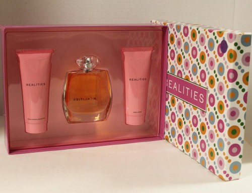 Realities 3PCs Women Set, 3.4 oz + Lotion + Gel, Vintage Classic Fragrance