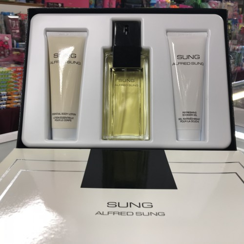 SUNG by ALFRED SUNG 3-Pcs Set for Women 3.4 fl.oz 100 ml EDT Spray