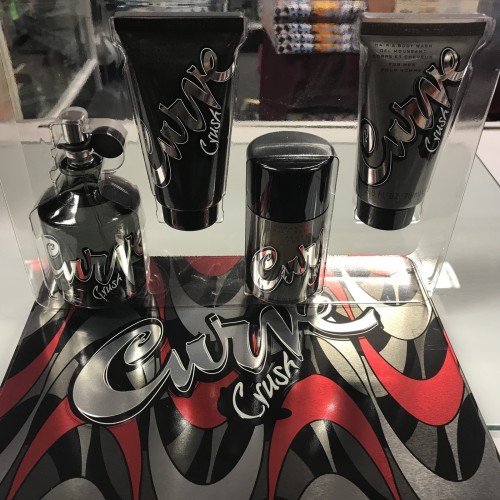 CURVE CRUSH by Liz Claiborne 4PCs Men Set 4.2 OZ + Deo + Skin Soother+ Body Wash