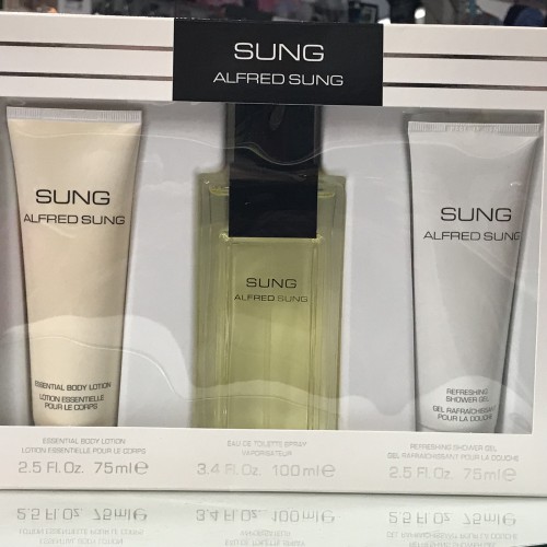 SUNG by ALFRED SUNG 3-Pcs Set for Women 3.4 fl.oz 100 ml EDT Spray