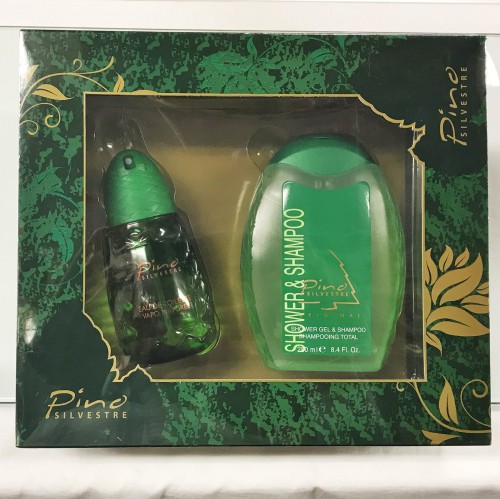 PINO SILVESTRE by Pino Silvestre 2-pcs Men Set, 4.2 Oz + 8.4 oz Shampoo Gel