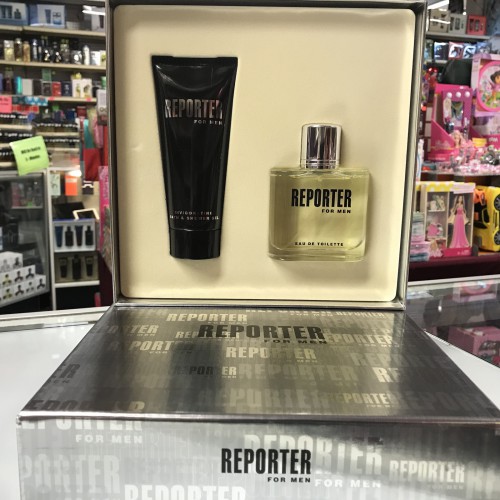Reporter by Reporter 2-Pieces Set for Men  2.5 oz + 3.4 Shower Gel