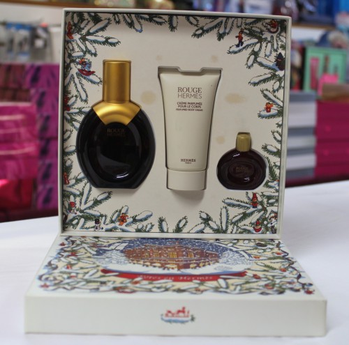 Rouge Hermes 2PCs Women Set, 1.6 oz + 0.16 mini + 1.7 Cream, Hard to find, rare