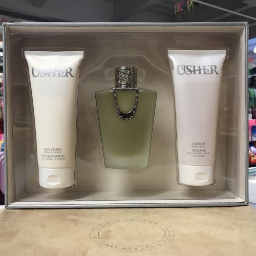 USHER BY USHER 3.4 FL.OZ / 100 ML EAU DE PARFUM SPRAY- 3 PCs Women Set