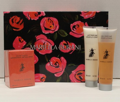 Mariella Burani 3PCs Women Set, 3.4 oz + 5.1 Lotion + Gel, Hard to Find, Rare