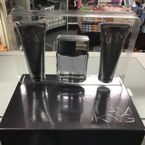 I AM KING by SEAN JOHN 3pcs MEN Set 3.4 FL.OZ + ASB + Gel
