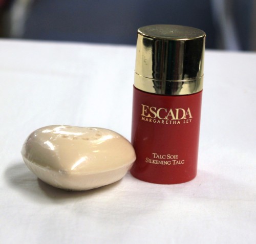 Escada Margaretha Ley 2.1 oz Soap + 0.75 oz / 21 g Silkening Talc, Hard to Find