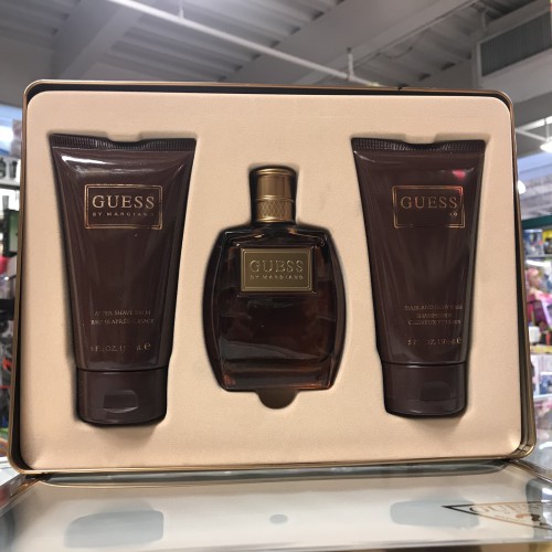 Guess by Marciano 3PCs men Set, 3.4 oz EDT spray + 5.0 Aftershave + Body Wash
