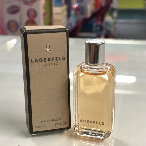 Lagerfeld Classic for Men 0.17 fl.oz / 5 ml EDT splash, mini bottle