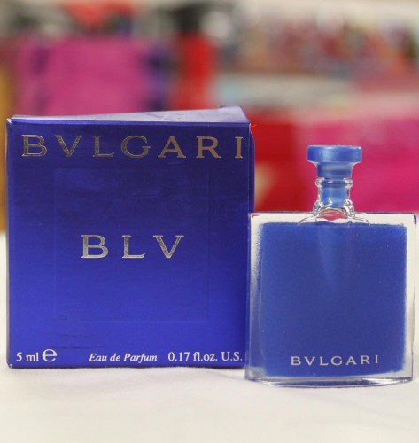 Bvlgari BLV Pour Femme 0.17 fl.oz / 5 ml eau de parfum splash, mini size bottle
