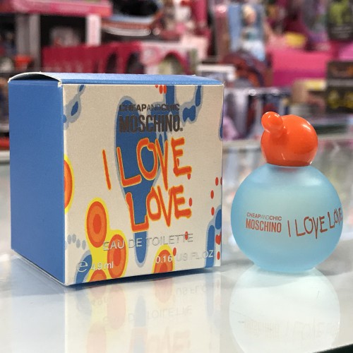 I love Love by MOSCHINO 0.16 FL.OZ / 4.9 ML Mini Bottle, Hard to find