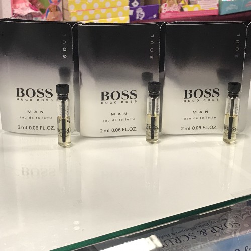 Lot of 3-Quantity Perfume vials Hugo Boss Soul for Men