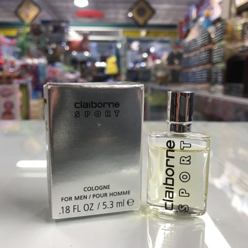 Claiborne Sport for men 0.18 fl.oz / 5.3 ml cologne for men, splash, mini bottle