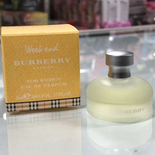 Burberry Weekend by Burberry Women, 0.17 fl.oz / 5 ml eau de parfum, splash mini, vintage
