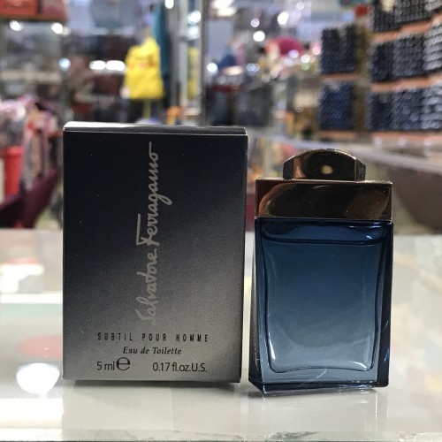 Subtil Pour Homme by Salvadore Ferragamo 0.17 fl.oz / 5 ml EDT Splash mini