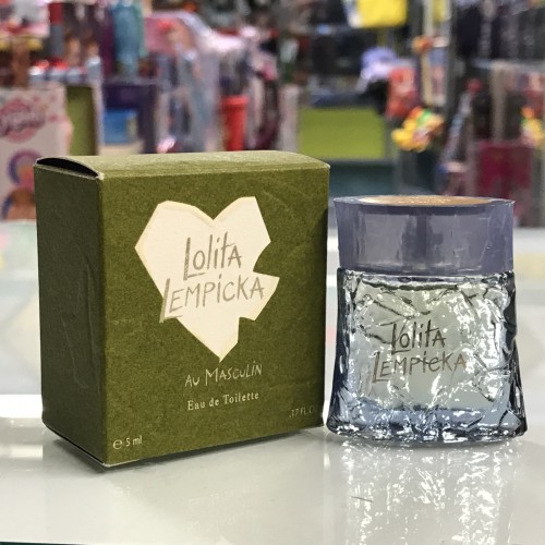 Lolita Lempicka au Masculin for Men 0.17 fl.oz / 5 ml EDT splash, mini bottle