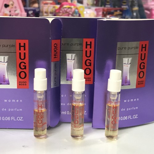 Lot of 3-Quantity Perfume vials Hugo Boss Pure Purple Women, free shipping